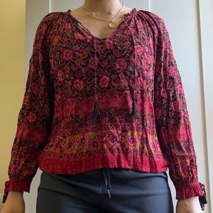 Women’s Floral Long Sleeve Shirt